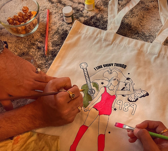 DIY Tote Bag Painting Kit - Kuch Kuch Hota Hai — made by a Kitsters maker