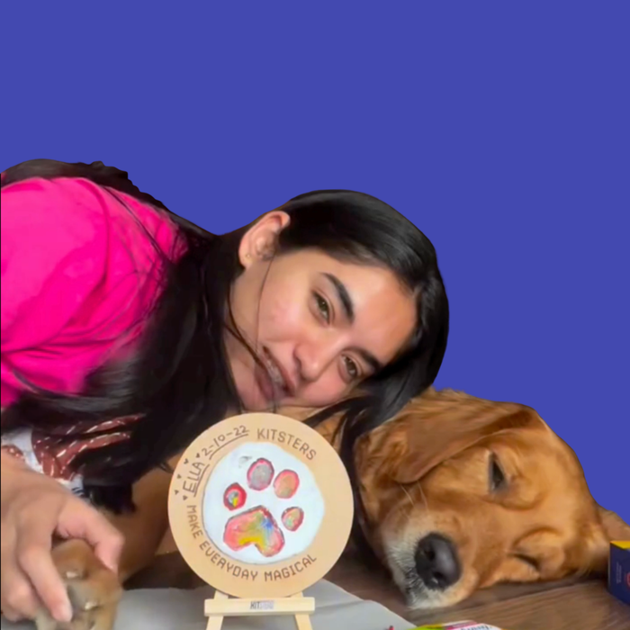 DIY Pet Paw Print Keepsake Kit β made by a Kitsters maker