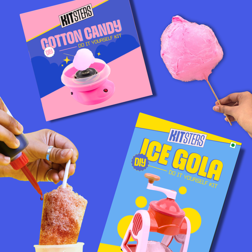 DIY Ice Gola and Cotton Candy Kit combo, a fun experience gift for families in India