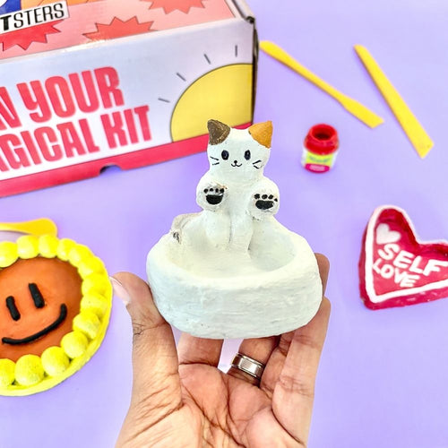 DIY Clay Sculpting Kit from Kitsters, perfect for exploring lippan art techniques at home