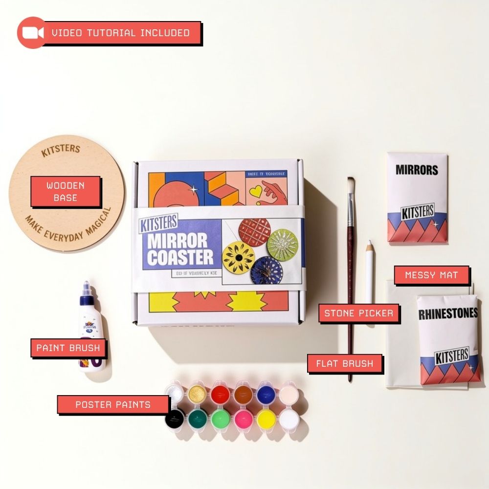 DIY Mirror Coaster Kit
