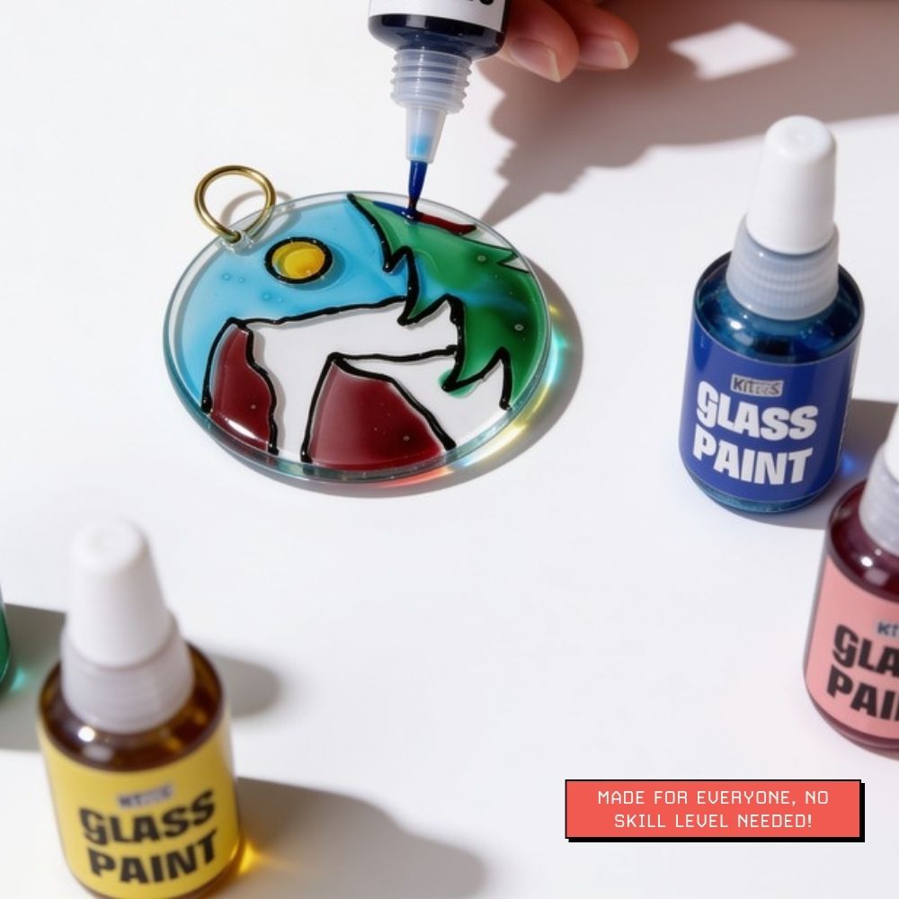 DIY Bag Tag Glass Painting Kit