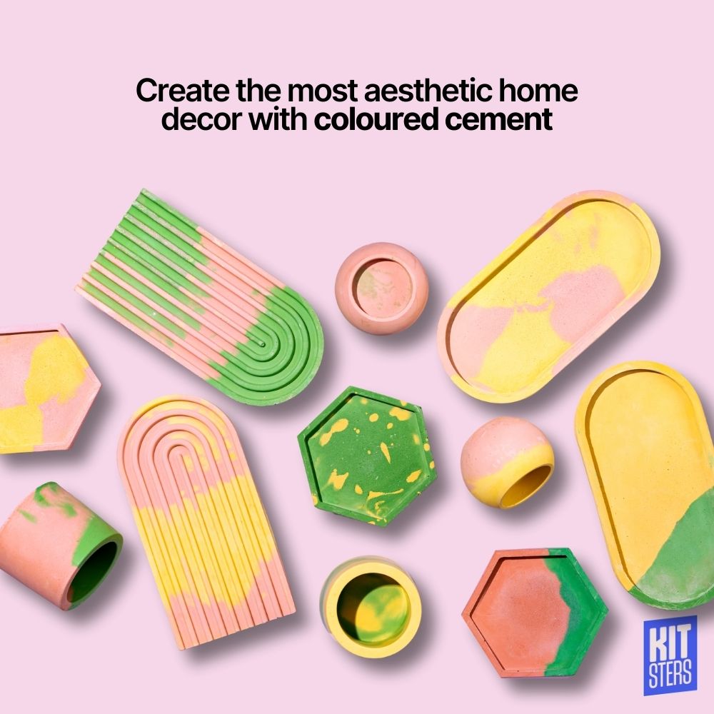 Pink Coloured Cement - 300 grams
