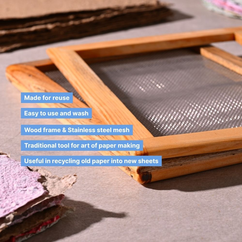 Paper Making Mold and Deckle Set