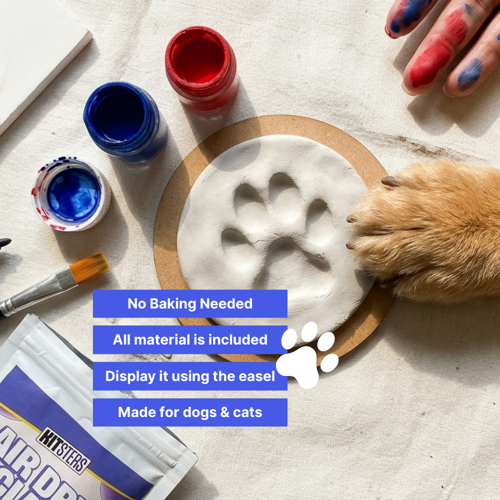 DIY Pet Paw Print Keepsake Kit
