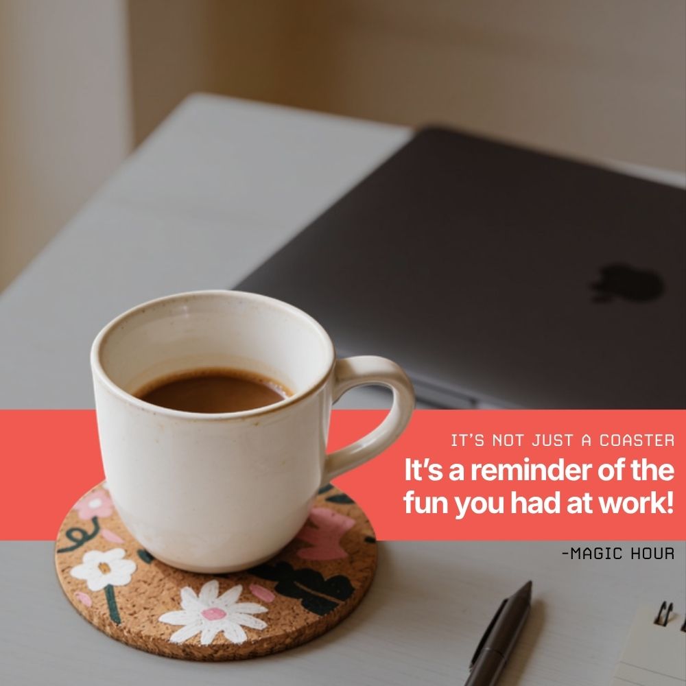 DIY Cork Coaster Painting Kit