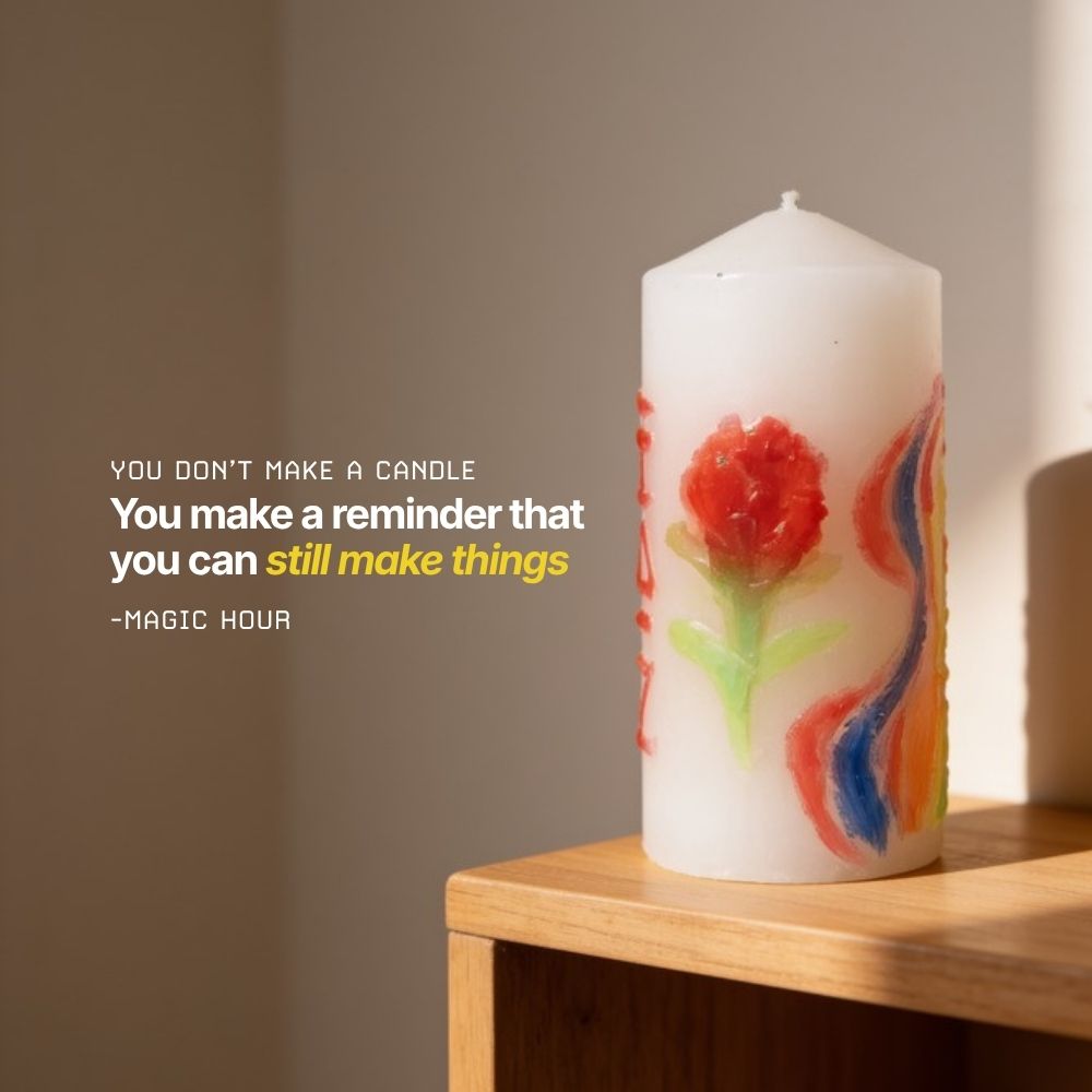 DIY Candle Painting Kit