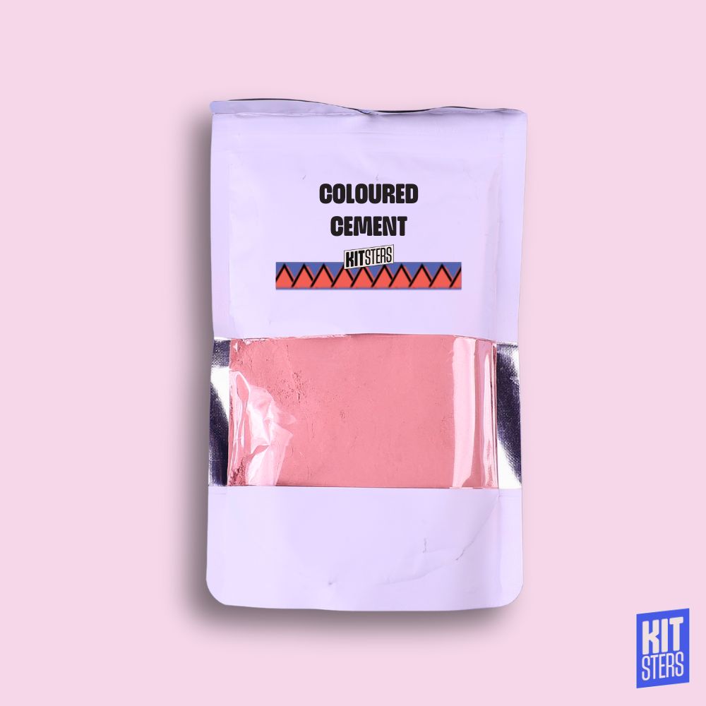 Pink Coloured Cement - 300 grams