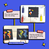 DIY String Pull Art Kit