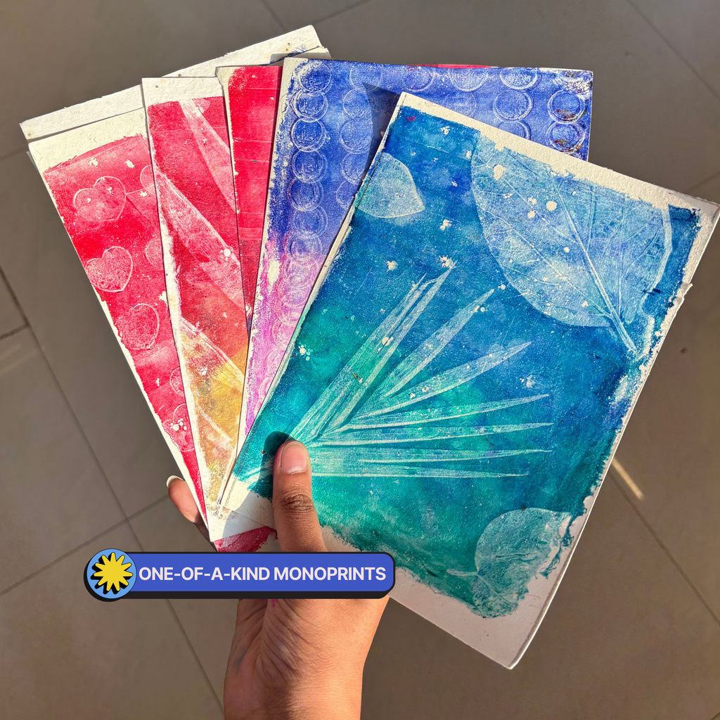 COMBO : DIY Gel Plate Monoprinting & DIY Solar Printing Kit