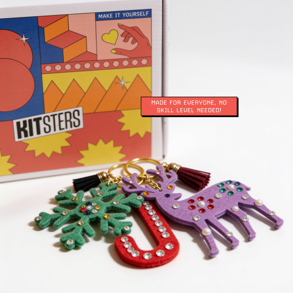 DIY Christmas Bag Charm Kit