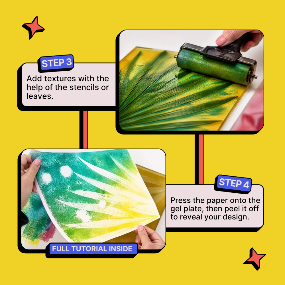 DIY Gel Plate Printing Kit