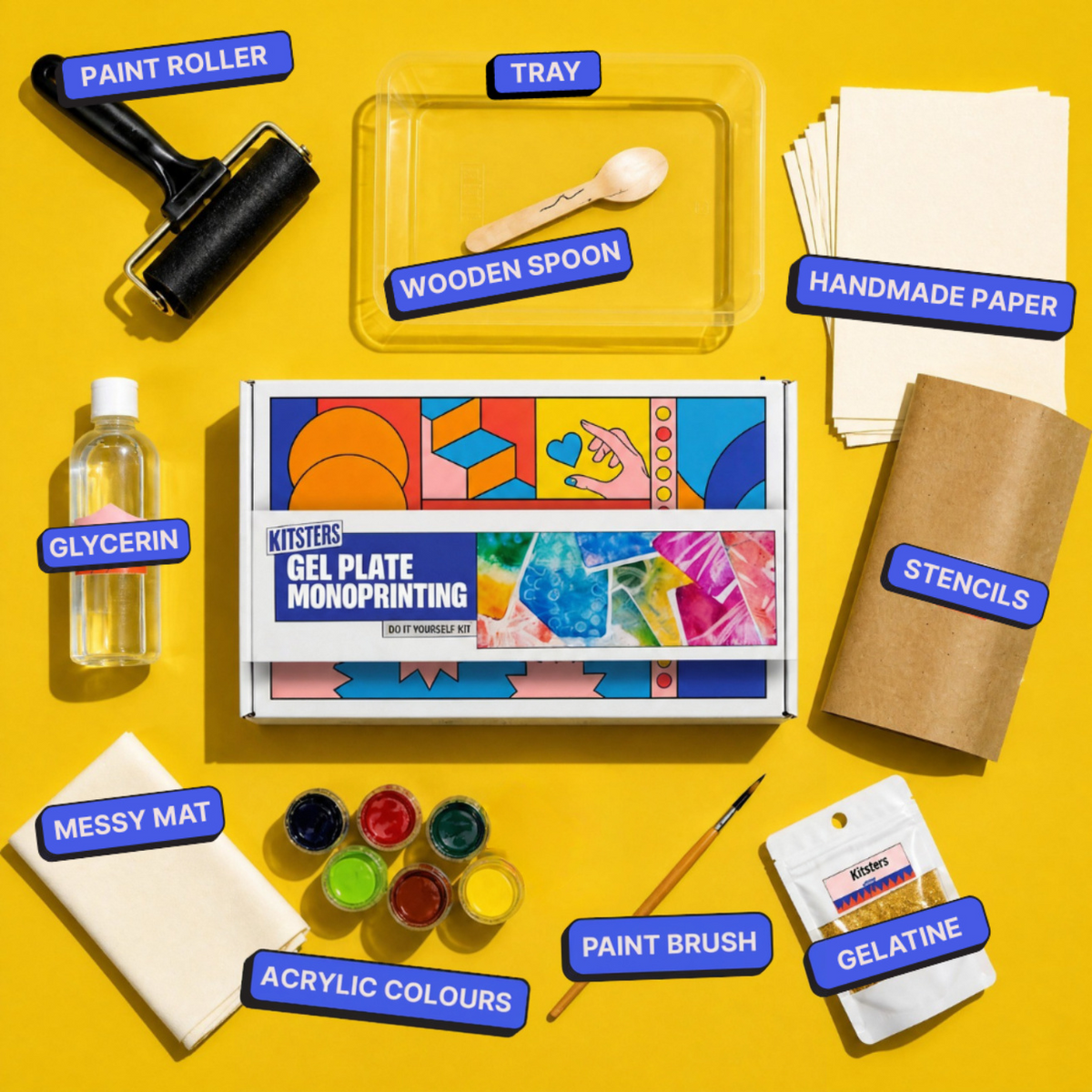 DIY Gel Plate Printing Kit