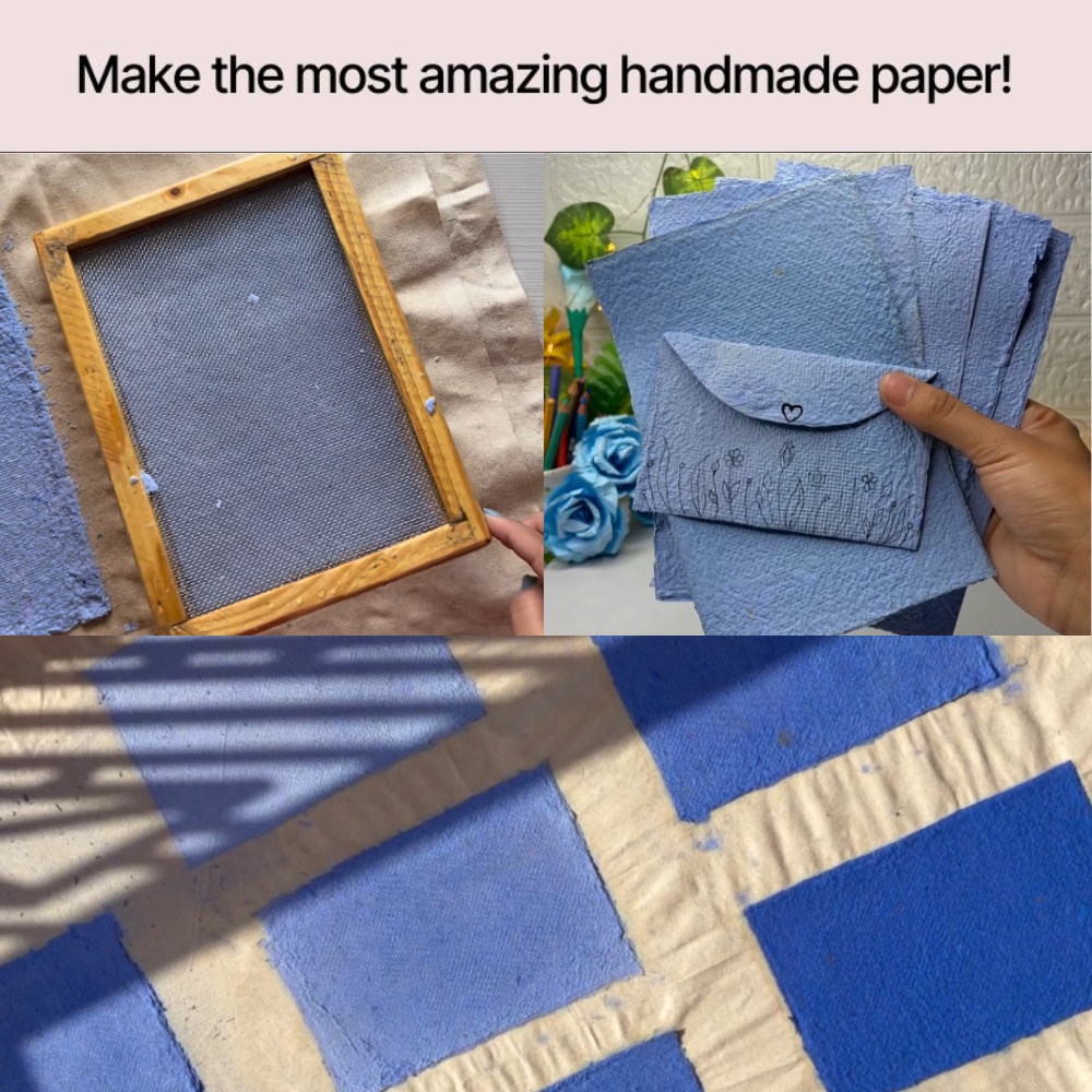Paper Making Mold and Deckle Set