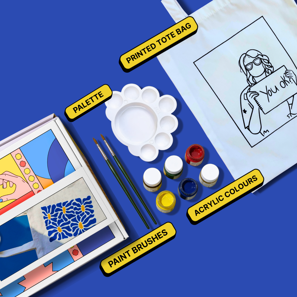 DIY Tote Bag Painting Kit - You Belong With Me