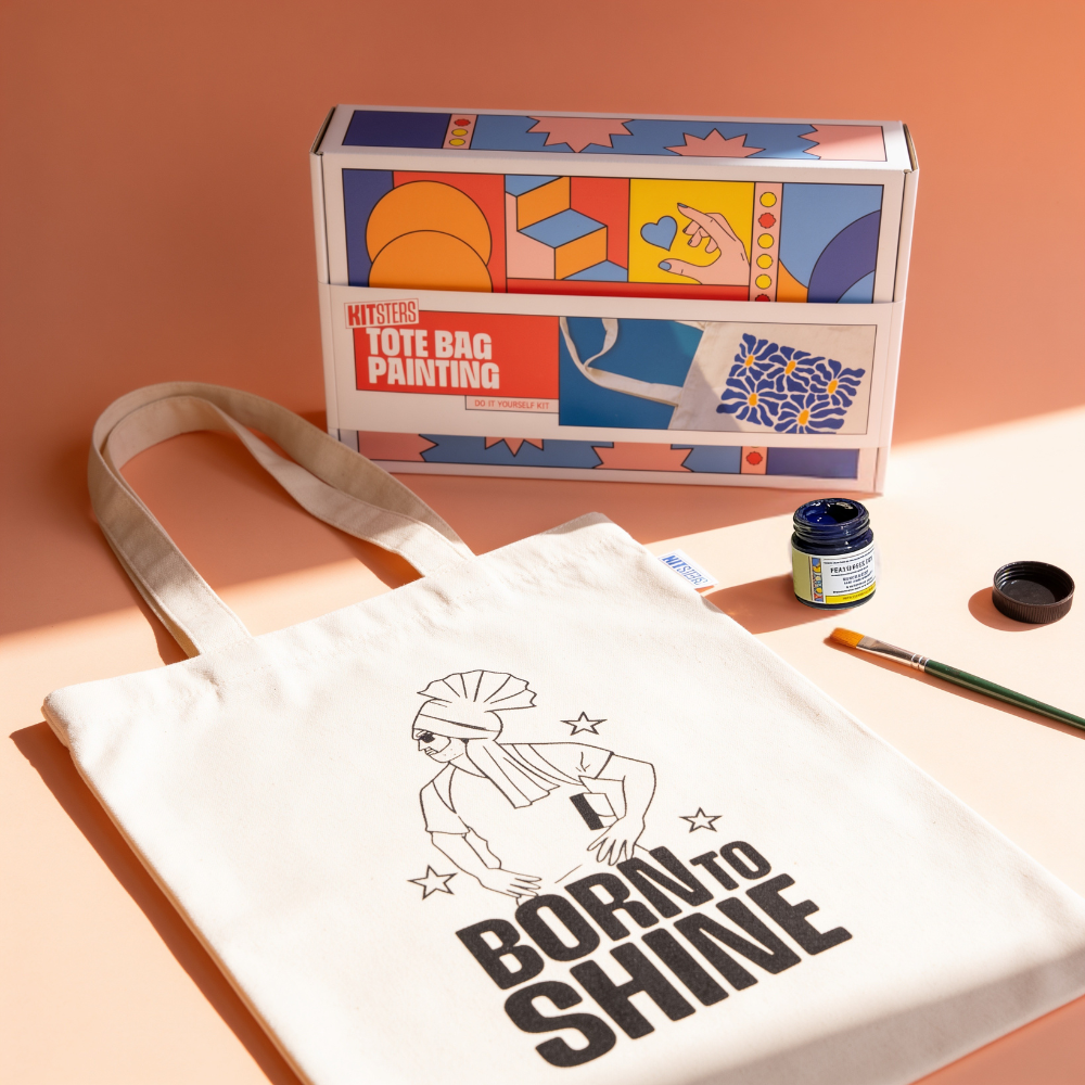 DIY Tote Bag Painting Kit - Born To Shine