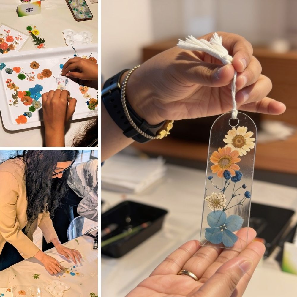 DIY Floral Bookmark Kit Hour - 6