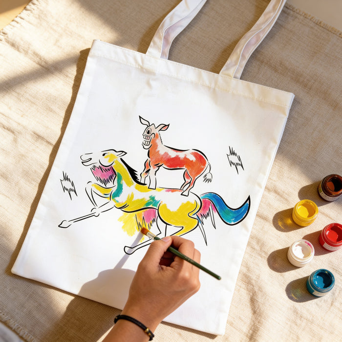 DIY Tote Bag Painting Kit -  Welcome — made by a Kitsters maker